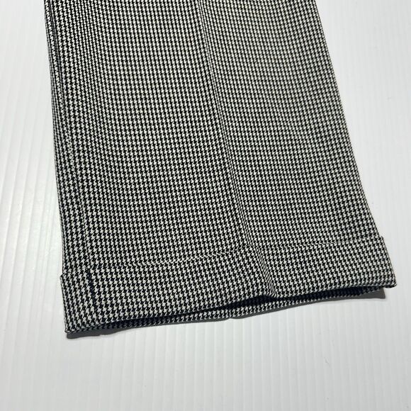 Worthington Modern Fit Pants Size 8 Black White Houndstooth Print Trousers NWT - Picture 3 of 12